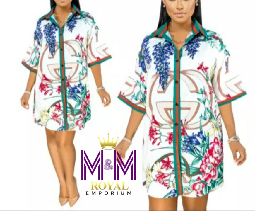 Giverny T-Shirt Dress - M&M Royal Emporium